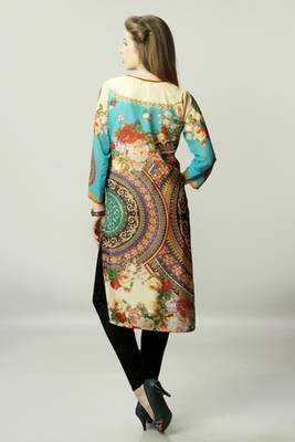 Multi Colour Georgette Kaftan 3