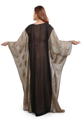 digitel print  moroccan islamic dubai kaftan farasha aari and stone work dress 5