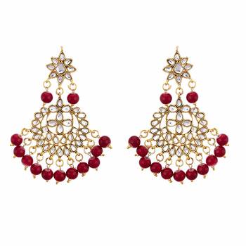 Wedding Wear Kundan Beaded Necklace Set With Mang Tikka 3