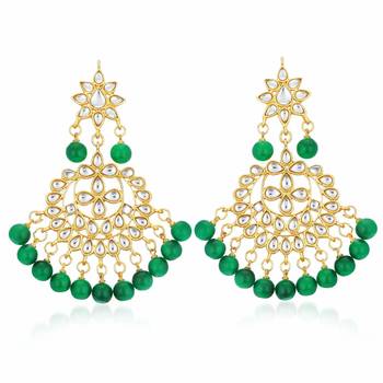 Wedding Wear Kundan Beaded Necklace Set With Mang Tikka 4