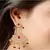 Gold Plated Traditional Kundan & Pearl Dangler Drop Paasa Earrings For Women