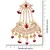 Gold Plated Traditional Kundan & Pearl Dangler Drop Paasa Earrings For Women