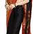 Black And Red Woven Banarasi Saree With Black Blouse