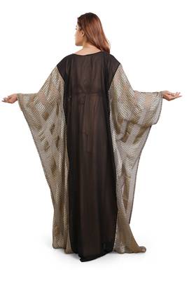 digitel print  moroccan islamic dubai kaftan farasha aari and stone work dress 3