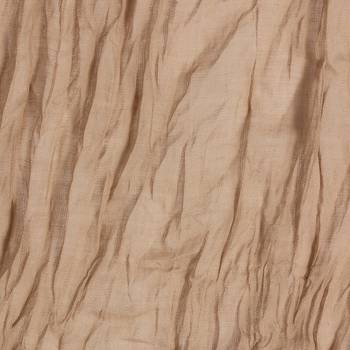 Brown Solid Cotton Crinckled Scarf 4
