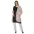 Peach & Ivory Woven Viscose Rayon Blended Shawl