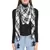 Black & White Woven Arabic Viscose Rayon Square Scarf
