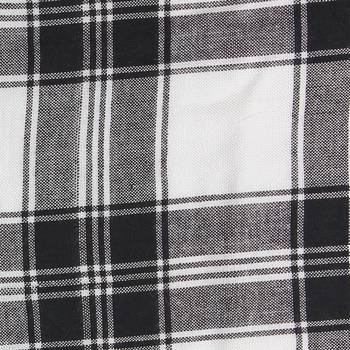Black & White Woven Arabic Viscose Rayon Square Scarf 5