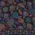 Black & Multi Woolen Woven Floral Shawl