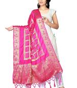 pink BANDHANI BANDHEJ DUPATTA