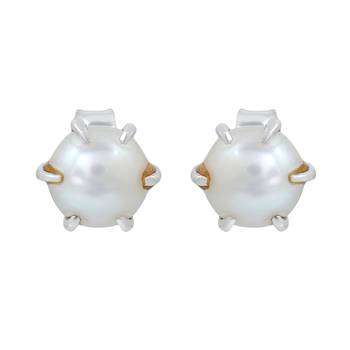 White Pearl Studs 1