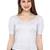 Women's Silver Long Casual Stretchable Readymade Saree Blouse