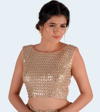 Peach Printed Art Silk Unstitched Lehenga Choli 3