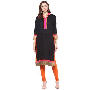 Ridan rayon  multicolour straight kurti 1