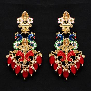 Maroon Danglers Drops 2