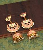 Pink Jhumkas