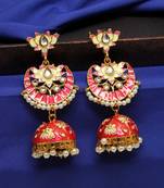 Maroon Jhumkas