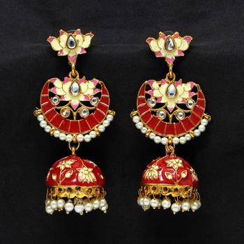 Maroon Jhumkas 2