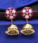 Purple Jhumkas