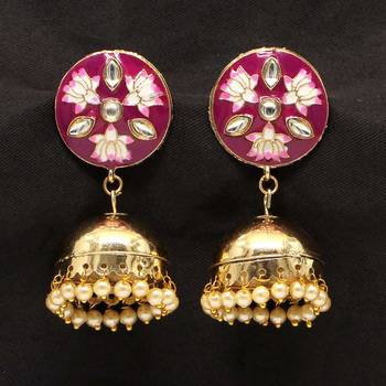 Purple Jhumkas 2