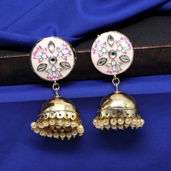 Pink Jhumkas 1