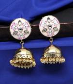 Pink Jhumkas