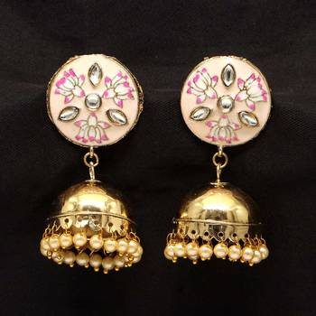 Pink Jhumkas 2