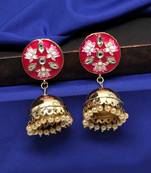 Maroon Jhumkas
