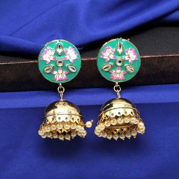 Green Jhumkas 1