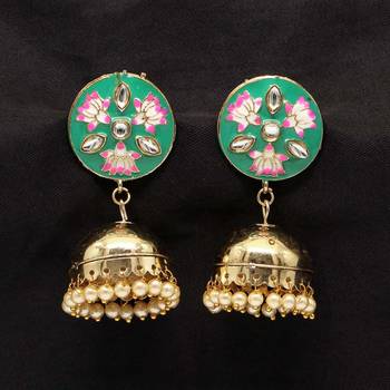 Green Jhumkas 2