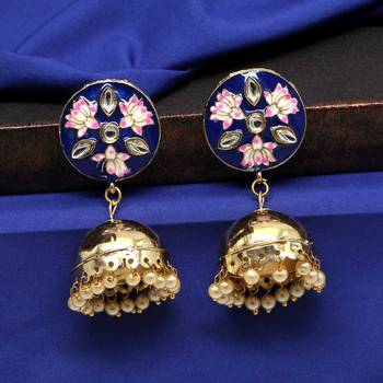Blue Jhumkas 1