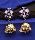 Blue Jhumkas