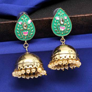 Green Jhumkas 1