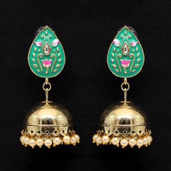 Green Jhumkas 2