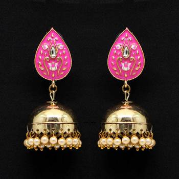 Pink Jhumkas 2