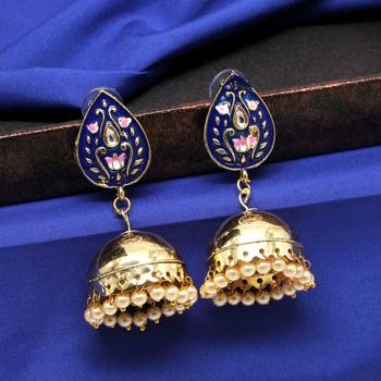 Blue Jhumkas 1