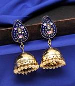 Blue Jhumkas