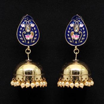 Blue Jhumkas 2