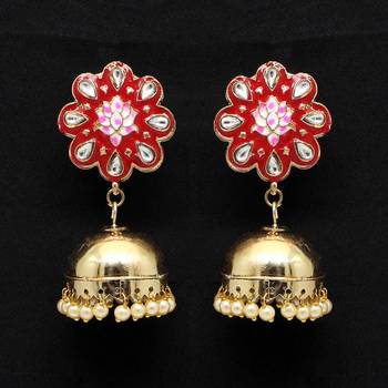 Pink Jhumkas 2