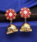Maroon Jhumkas