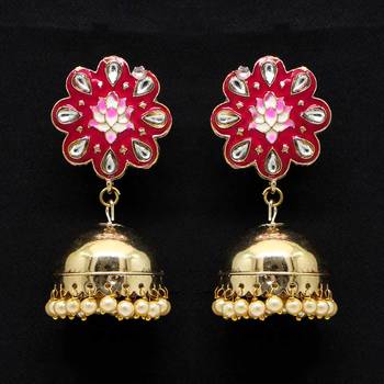 Maroon Jhumkas 2