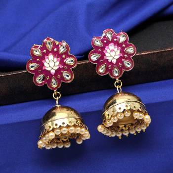 Purple Jhumkas 1