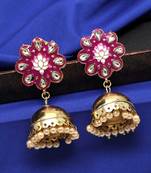 Purple Jhumkas