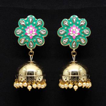 Green Jhumkas 2