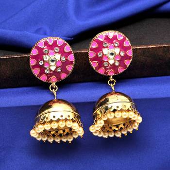 Purple Jhumkas 1