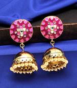 Purple Jhumkas