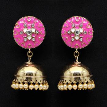 Pink Jhumkas 2