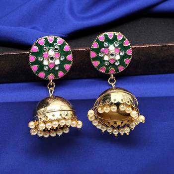 Green Jhumkas 1