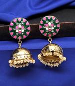 Green Jhumkas