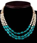 Turquoise Pearl Necklaces
